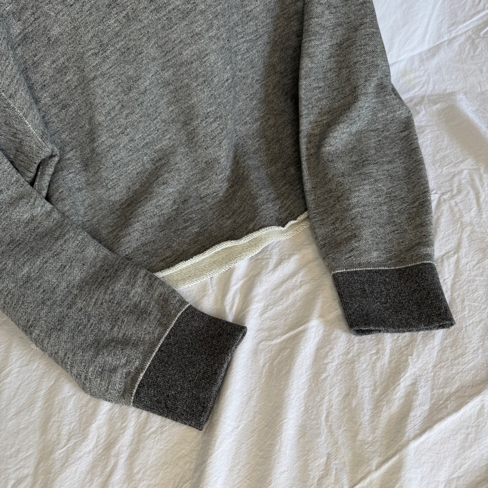 Nwot: Rag & Bone Heather Gray Cropped Hoodie - Picture 3 of 5